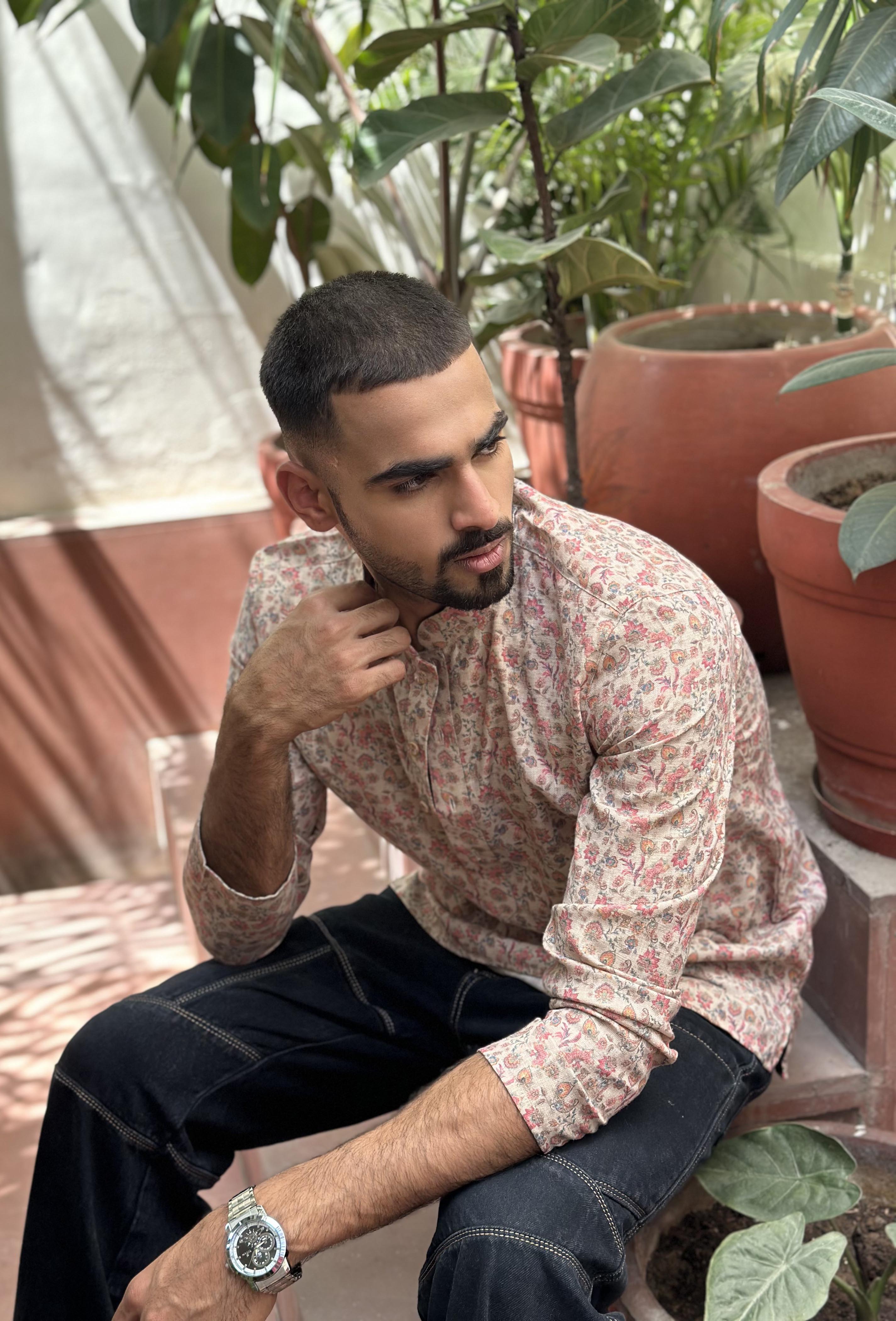 Summer Floral Short Kurta